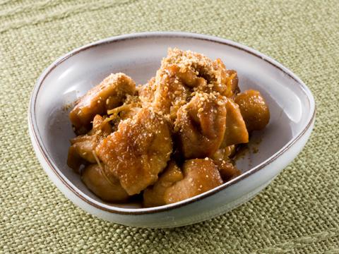 鶏肉のごま醤油煮
